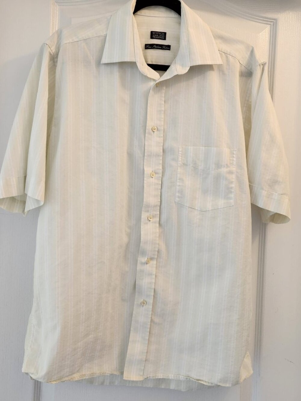 Wypch since 1925 Tradition Men's Cotton Shirt Italian fabric Size Large Summery